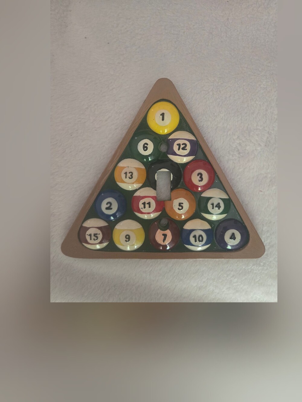 Billiards Light Switch Cover Plate